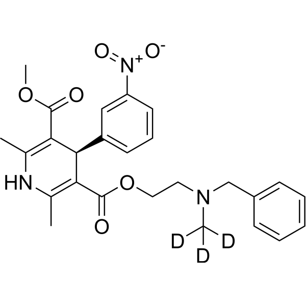 (R)-Nicardipine-d3 ((R)-YC-93-d3 free base)